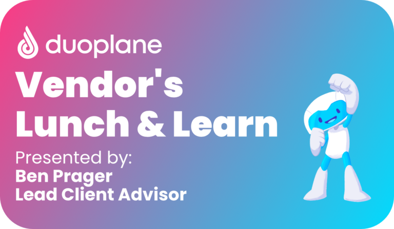 webinar thumbnail for duoplane lunch and learn